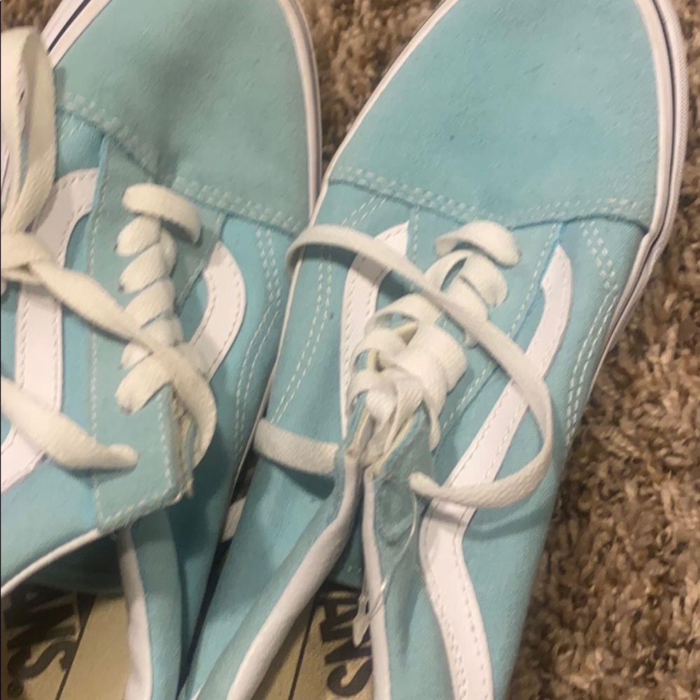 Light blue vans